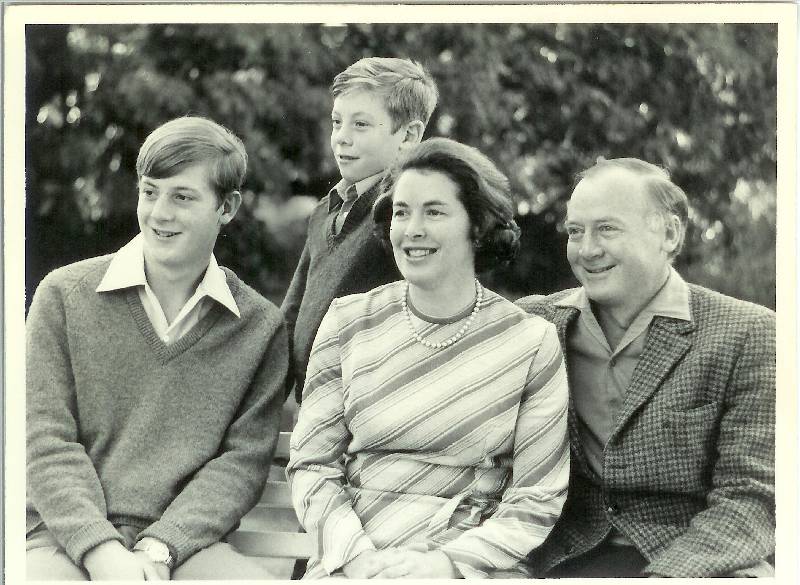 1972 ca, Clive Rodney, James Rodney, Jessie Euphemia, and Frederick Rodney Else, Johannesburg