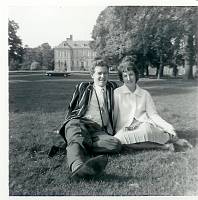 1961 Summer, Bob and Wendy Allan, Haddon Hall, Warwickshire, England
