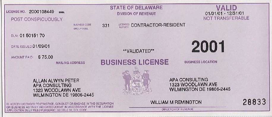 000003 State License